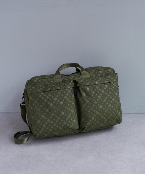 Daily russet(デイリー ラシット)の「モノグラム トラベルボストンバッグ(L)(ボストンバッグ・レディース・グレー/ブラック/カーキ/ネイビー/サンドベージュ・FREE)」の4枚目の写真