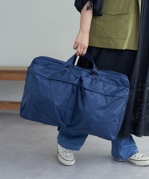 Daily russet(デイリー ラシット)の「モノグラム トラベルボストンバッグ(L)(ボストンバッグ・レディース・グレー/ブラック/カーキ/ネイビー/サンドベージュ・FREE)」の13枚目の写真