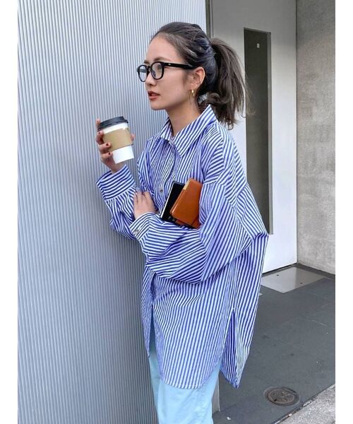 Ungrid(アングリッド)の「ラウンドフレーム伊達メガネ(メガネ・レディース・ブラウン/ブラック・FREE)」の9枚目の写真