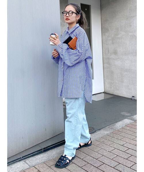 Ungrid(アングリッド)の「ラウンドフレーム伊達メガネ(メガネ・レディース・ブラウン/ブラック・FREE)」の10枚目の写真