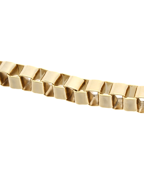 DOUBLE STEAL（ダブルスティール）の「Box Chain ネックレス（ネックレス・メンズ・シルバー/ゴールド・フリー）」の3枚目の写真