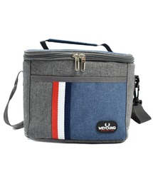 COMON GOLF（コモンゴルフ）の「トリコロール ライン 使い 保温 保冷バッグ ゴルフ カート ランチバッグ（ゴルフグッズ）」