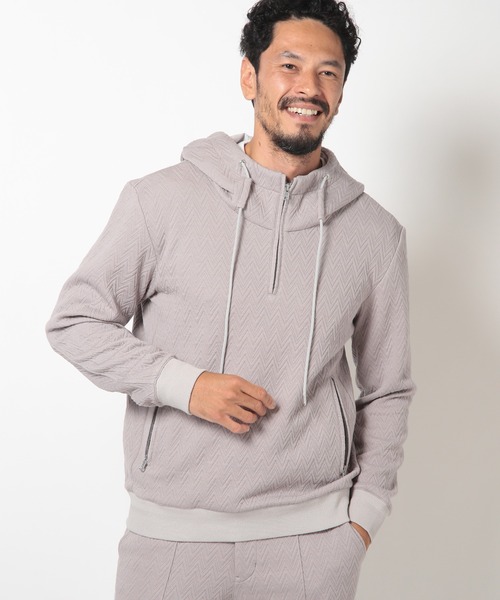 MEN'S BIGI（メンズビギ）の「フクレジャカードプルオーバーパーカ（パーカー・メンズ・ブラック/グレー・02/03/04）」の12枚目の写真