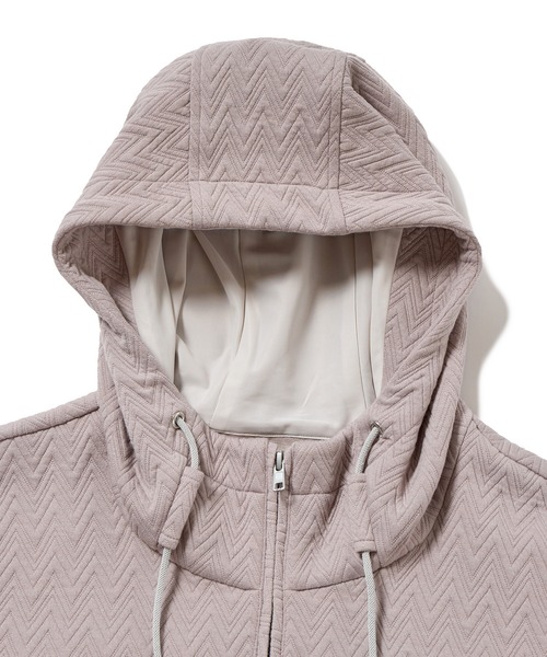 MEN'S BIGI（メンズビギ）の「フクレジャカードプルオーバーパーカ（パーカー・メンズ・ブラック/グレー・02/03/04）」の7枚目の写真