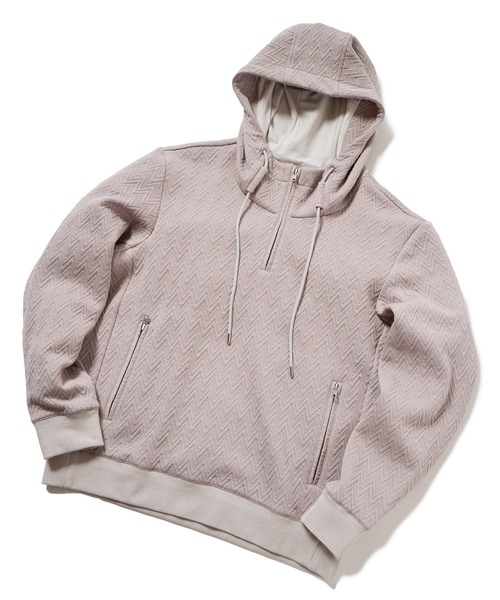 MEN'S BIGI（メンズビギ）の「フクレジャカードプルオーバーパーカ（パーカー・メンズ・ブラック/グレー・02/03/04）」の9枚目の写真