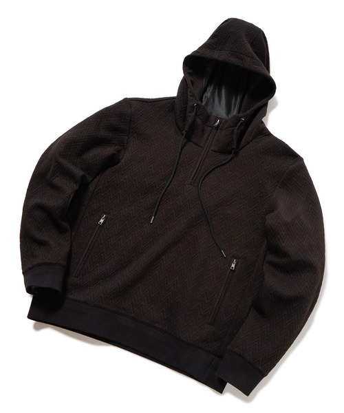 MEN'S BIGI（メンズビギ）の「フクレジャカードプルオーバーパーカ（パーカー・メンズ・ブラック/グレー・02/03/04）」の13枚目の写真