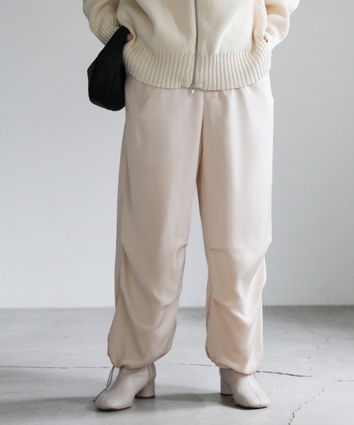 select MOCA（セレクトモカ）の「2wayドロストイージーカーゴパンツ（カーゴパンツ・レディース・アイボリー/カーキ・FREE）」の17枚目の写真