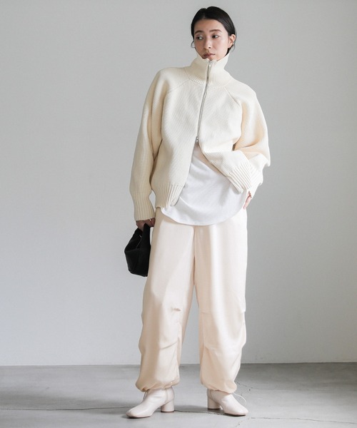 select MOCA（セレクトモカ）の「2wayドロストイージーカーゴパンツ（カーゴパンツ・レディース・アイボリー/カーキ・FREE）」の13枚目の写真