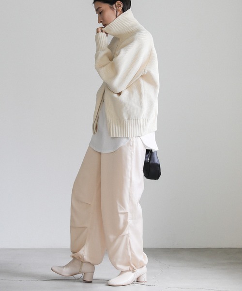 select MOCA（セレクトモカ）の「2wayドロストイージーカーゴパンツ（カーゴパンツ・レディース・アイボリー/カーキ・FREE）」の21枚目の写真