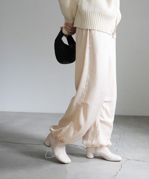 select MOCA（セレクトモカ）の「2wayドロストイージーカーゴパンツ（カーゴパンツ・レディース・アイボリー/カーキ・FREE）」の15枚目の写真