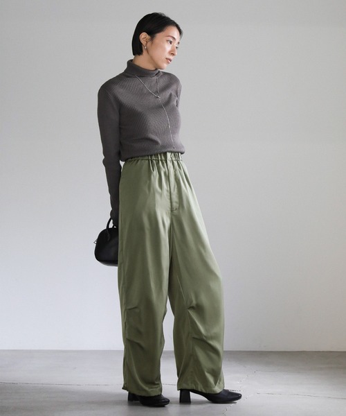 select MOCA（セレクトモカ）の「2wayドロストイージーカーゴパンツ（カーゴパンツ・レディース・アイボリー/カーキ・FREE）」の14枚目の写真