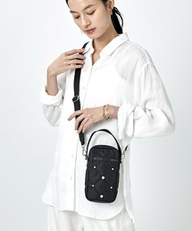 LeSportsac（レスポートサック）の「MINI PHONE W PEARLS ブラックパール（ショルダーバッグ・キッズ）」