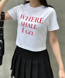 STRAY SHEEP | [STRAY SHEEP]クロップドTシャツ(Tシャツ/カットソー)