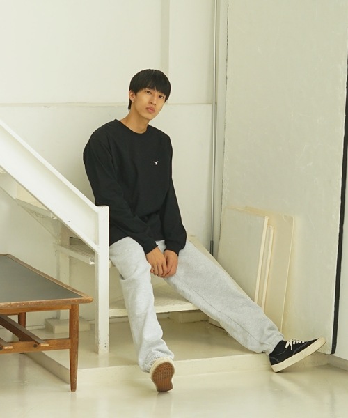 HANES(ヘインズ)の「【HANES/ヘインズ】BEEFY ワンポイント ロングTシャツ H8-X40 ビーフィー ロンT ヘビーウェイト ユニセックス コットン100%(Tシャツ/カットソー・メンズ・ホワイト/ブラック/グレー/ネイビー・X-LARGE/LARGE/MEDIUM/SMALL)」の11枚目の写真