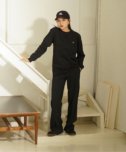 HANES(ヘインズ)の「【HANES/ヘインズ】BEEFY ワンポイント ロングTシャツ H8-X40 ビーフィー ロンT ヘビーウェイト ユニセックス コットン100%(Tシャツ/カットソー・メンズ・ホワイト/ブラック/グレー/ネイビー・X-LARGE/LARGE/MEDIUM/SMALL)」の14枚目の写真