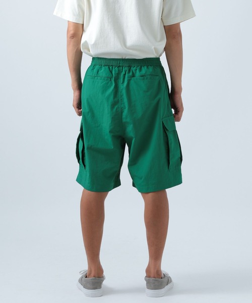 BAYFLOW（ベイフロー）の「ナイロンカーゴショートパンツ（カーゴパンツ・メンズ・チャコール/グリーン・LARGE/MEDIUM）」の7枚目の写真