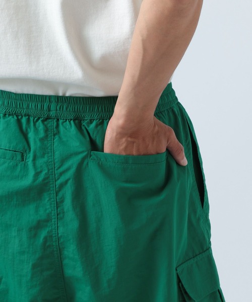 BAYFLOW（ベイフロー）の「ナイロンカーゴショートパンツ（カーゴパンツ・メンズ・チャコール/グリーン・LARGE/MEDIUM）」の13枚目の写真