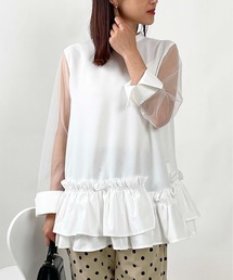 PICCIN | 【WEB限定】バブルヘムシアースリーブトップス(Tシャツ/カットソー)