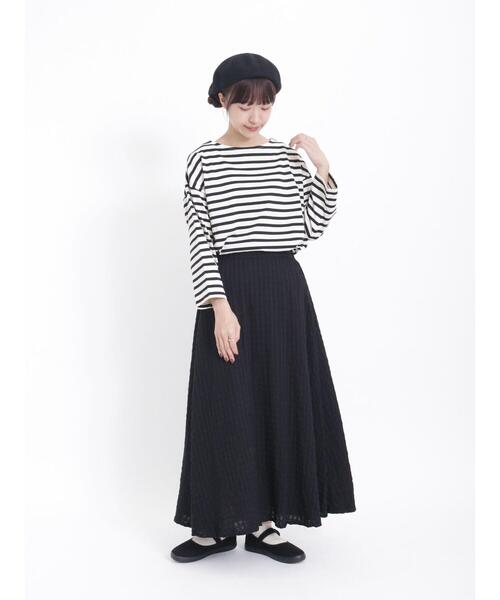 Samansa Mos2(サマンサ モスモス)の「柄アソートスカート(スカート・レディース・グレー/ブラック/カーキ/ボルドー・F)」の9枚目の写真