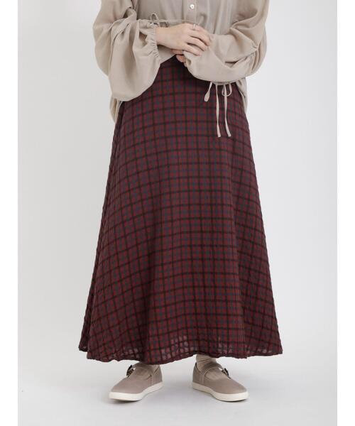 Samansa Mos2(サマンサ モスモス)の「柄アソートスカート(スカート・レディース・グレー/ブラック/カーキ/ボルドー・F)」の12枚目の写真