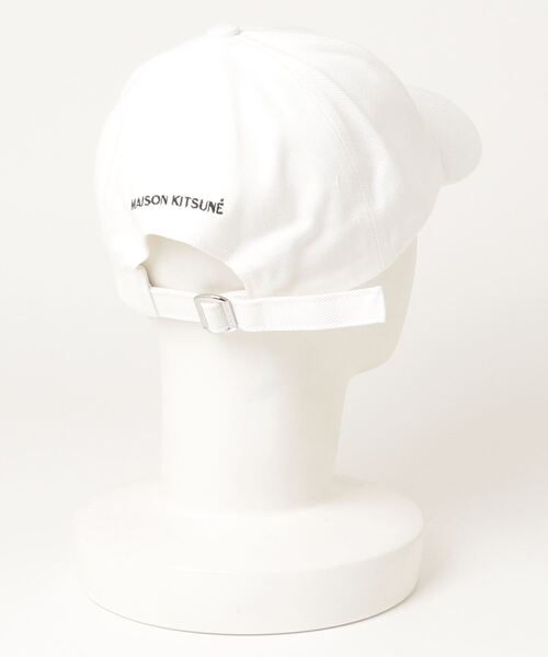 Maison Kitsune（メゾンキツネ）の「LARGE FOX HEAD EMBROIDERY 6P CAP（キャップ・メンズ・ホワイト/ブラック・U）」の12枚目の写真