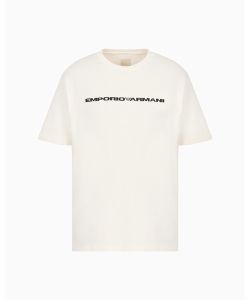 EMPORIO ARMANI(エンポリオアルマーニ)の「【エンポリオ アルマーニ】ASV Capsule Tシャツ アメリカンオーガニックジャージー製(Tシャツ/カットソー・メンズ・アイボリー/ネイビー×ホワイト・LARGE/MEDIUM/SMALL)」の3枚目の写真