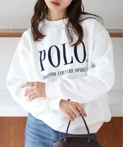 POLO BCS（ポロ ビーシーエス）の「【POLO BCS】ロイヤルスウェット POLO crew neck Classical sweat ポロプリント ユニセックスサイズ展開（スウェット・レディース・ホワイト/ブラック/ネイビー・XS/S/M/L/XL）」の12枚目の写真