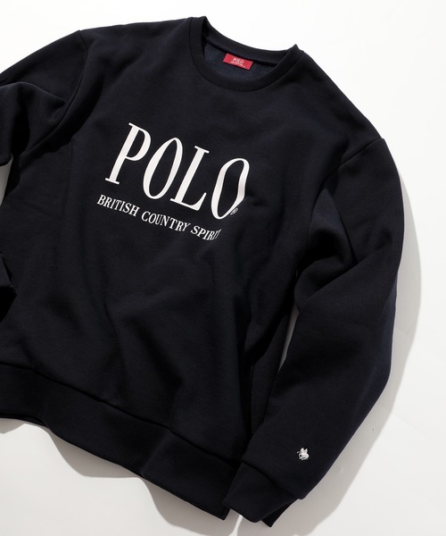 POLO BCS（ポロ ビーシーエス）の「【POLO BCS】ロイヤルスウェット POLO crew neck Classical sweat ポロプリント ユニセックスサイズ展開（スウェット・レディース・ホワイト/ブラック/ネイビー・XS/S/M/L/XL）」の9枚目の写真