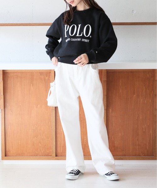 POLO BCS（ポロ ビーシーエス）の「【POLO BCS】ロイヤルスウェット POLO crew neck Classical sweat ポロプリント ユニセックスサイズ展開（スウェット・レディース・ホワイト/ブラック/ネイビー・XS/S/M/L/XL）」の22枚目の写真