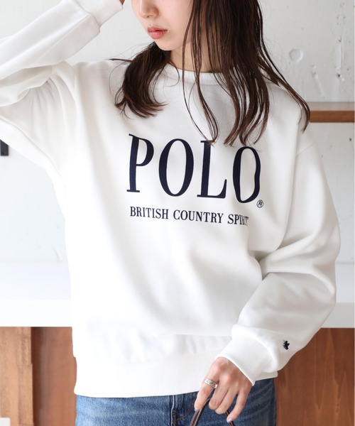 POLO BCS（ポロ ビーシーエス）の「【POLO BCS】ロイヤルスウェット POLO crew neck Classical sweat ポロプリント ユニセックスサイズ展開（スウェット・レディース・ホワイト/ブラック/ネイビー・XS/S/M/L/XL）」の16枚目の写真