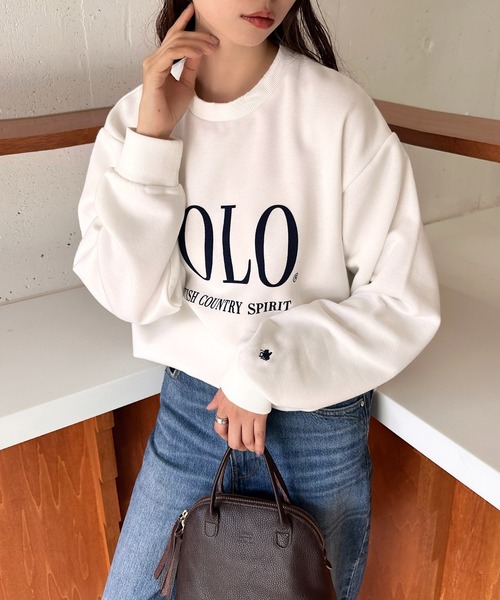 POLO BCS（ポロ ビーシーエス）の「【POLO BCS】ロイヤルスウェット POLO crew neck Classical sweat ポロプリント ユニセックスサイズ展開（スウェット・レディース・ホワイト/ブラック/ネイビー・XS/S/M/L/XL）」の17枚目の写真