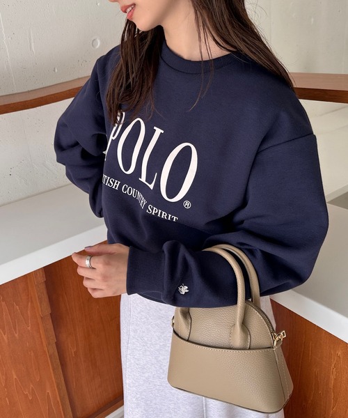 ishii clubman polo ポロスウェット RLX Polo ベア ダブルニット スウェットシャツ メンズ