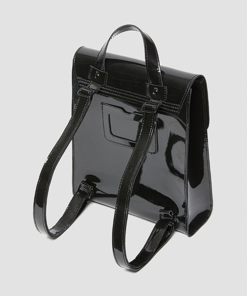 Dr. Martens（ドクターマーチン）の「Dr.Martens/ドクターマーチン/パテント ミニ バックパック（バックパック/リュック・メンズ・ブラック・FREE）」の4枚目の写真