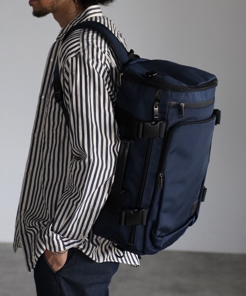 【グッシオウォーモ】BOX型３WAYリュック ビジネス 通勤通学（バックパック/リュック）｜GUSCIO UOMO（グッシオ ウォーモ）