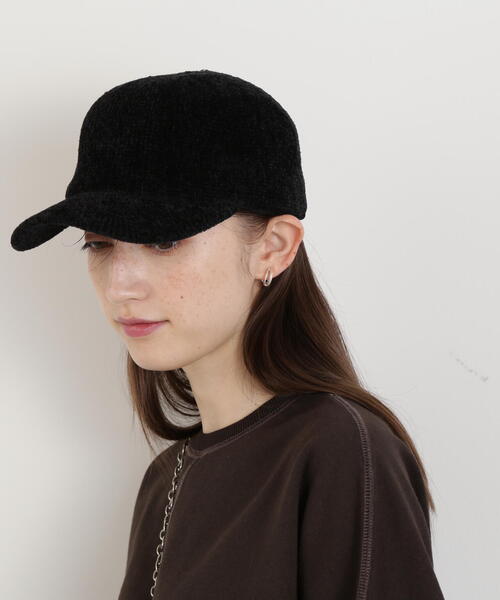 N.（N. Natural Beauty Basic）（エヌエヌナチュラルビューティーベーシック）の「モールキャップ（キャップ・レディース・ブラック/ベージュ・FREE）」の3枚目の写真