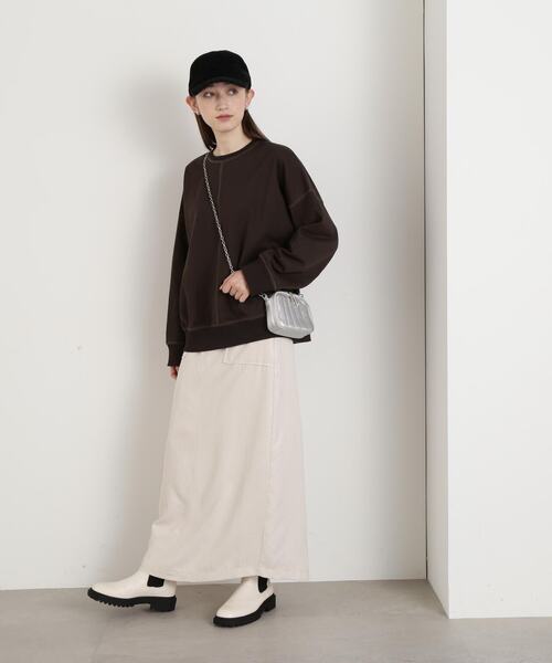 N.（N. Natural Beauty Basic）（エヌエヌナチュラルビューティーベーシック）の「モールキャップ（キャップ・レディース・ブラック/ベージュ・FREE）」の5枚目の写真