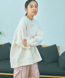 mysty woman | ビッグシルエット裏毛プルオーバー 988036(スウェット)