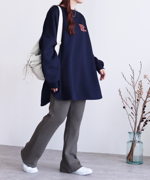 reca(レカ)の「裏起毛ボンディングフレアパンツ(その他パンツ・レディース・オリーブ/ブラック/チャコールグレー・FREE)」の11枚目の写真