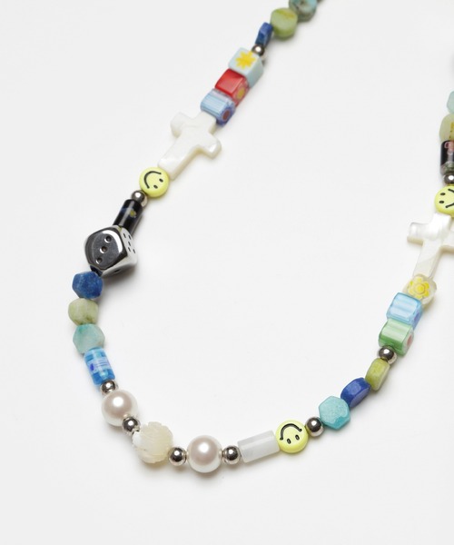 LEGENDA（レジェンダ）の「レジェンダ マルチ ビーズ ネックレス / LEGENDA Multi Beads Necklace（ネックレス・メンズ・マルチ・FREE）」の2枚目の写真