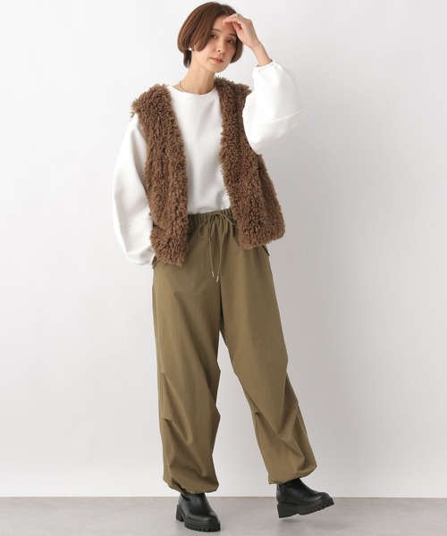 LEPSIM(レプシィム)の「ランタン長袖プルオーバー 979144(Tシャツ/カットソー・レディース・グレー/オフホワイト/ライトグレー/ライトグリーン・FREE)」の9枚目の写真