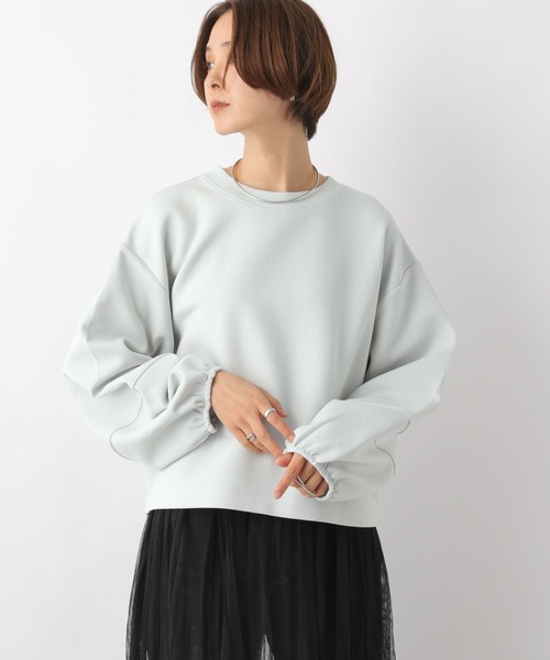 LEPSIM(レプシィム)の「ランタン長袖プルオーバー 979144(Tシャツ/カットソー・レディース・グレー/オフホワイト/ライトグレー/ライトグリーン・FREE)」の10枚目の写真