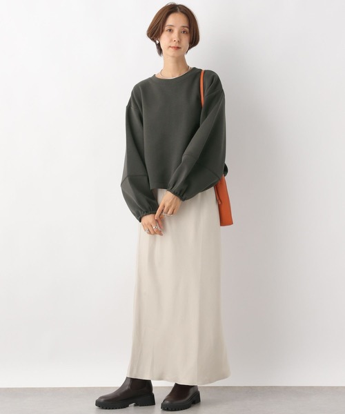 LEPSIM(レプシィム)の「ランタン長袖プルオーバー 979144(Tシャツ/カットソー・レディース・グレー/オフホワイト/ライトグレー/ライトグリーン・FREE)」の17枚目の写真