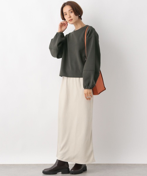 LEPSIM(レプシィム)の「ランタン長袖プルオーバー 979144(Tシャツ/カットソー・レディース・グレー/オフホワイト/ライトグレー/ライトグリーン・FREE)」の18枚目の写真