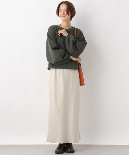 LEPSIM(レプシィム)の「ランタン長袖プルオーバー 979144(Tシャツ/カットソー・レディース・グレー/オフホワイト/ライトグレー/ライトグリーン・FREE)」の19枚目の写真