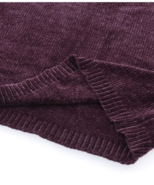 LATINA（ラティーナ）の「ロングカフスモールニットトップス（ニット/セーター・レディース・ワイン/パープル/ブラック・FREE）」の12枚目の写真