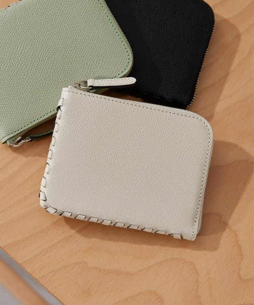 GALLARDAGALANTE（ガリャルダガランテ）の「【2.718】ミニウォレット（財布・レディース・ミント/ブラック/オフホワイト・FREE）」の2枚目の写真