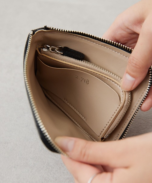 GALLARDAGALANTE（ガリャルダガランテ）の「【2.718】ミニウォレット（財布・レディース・ミント/ブラック/オフホワイト・FREE）」の12枚目の写真