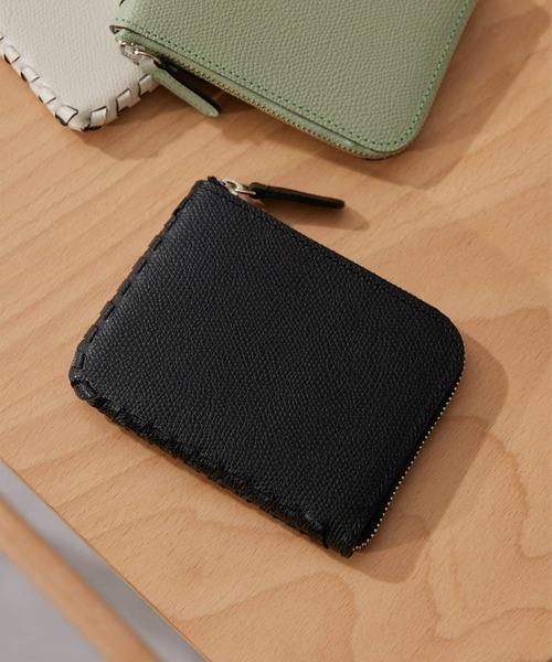 GALLARDAGALANTE（ガリャルダガランテ）の「【2.718】ミニウォレット（財布・レディース・ミント/ブラック/オフホワイト・FREE）」の4枚目の写真