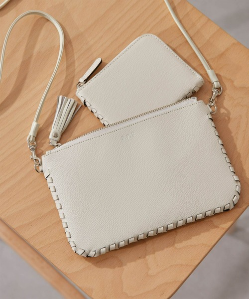 GALLARDAGALANTE（ガリャルダガランテ）の「【2.718】ミニウォレット（財布・レディース・ミント/ブラック/オフホワイト・FREE）」の6枚目の写真