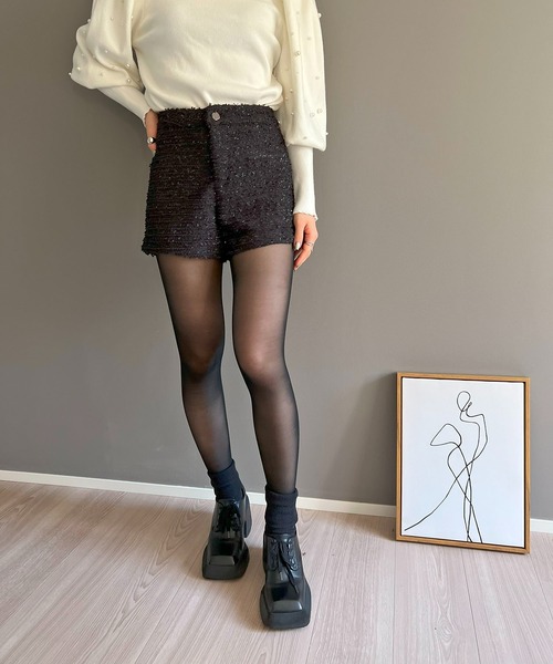 セール】ラメツイードマイクロショートパンツ（その他パンツ